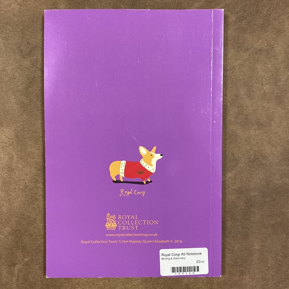 Royal Corgi Notebook From London - Picture 2 of 9